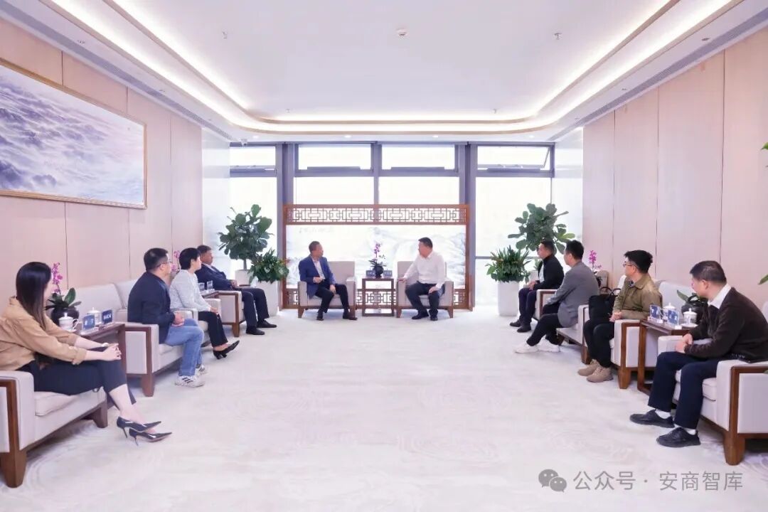 “诉讼工匠”肖才元在盈科深圳律所会见安商智库创始人李伟伟一行